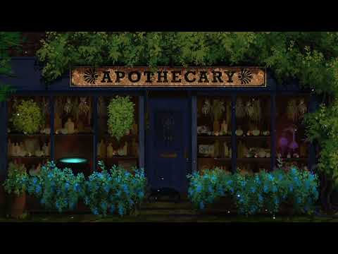 Witch's Apothecary Shop | Bubbling Cauldron and Potion Brewing Ambience