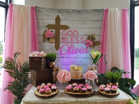 Christening Party Decoration