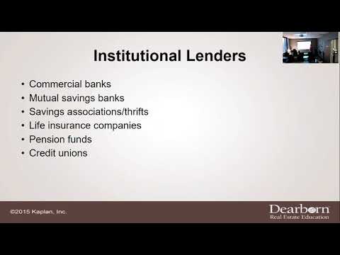 Real Estate Finance - Chapter 5 Lecture