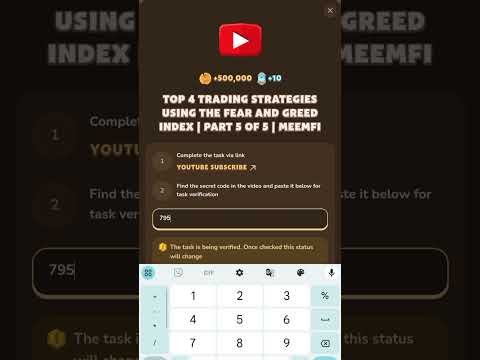 TOP 4 TRADING STRATEGIES USING THE FEAR AND GREED INDEX | PART 5 OF 5 | MEEMFI New Video Code