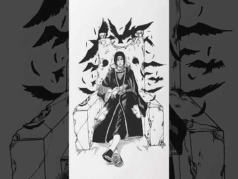 How to draw Itachi #drawing #animedrawing #naruto #itachi