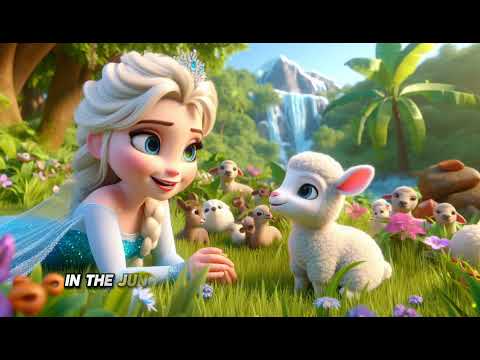 Elsa and the Lamb in the Jungle Grass: A Summer Nursery Rhyme Super Kids Song