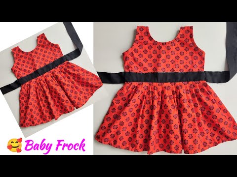 Very Easy Baby Frock Cutting and Stitching | Baby Frock cutting and stitching