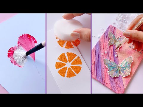 11 COOL ART IDEAS  || Painting hacks  for BEGINNERS || easy art tips || painting techniques