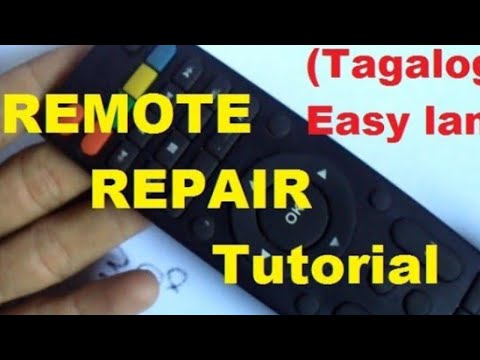 How To Repair Tv Remote