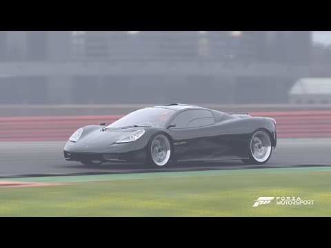 Forza Motorsport - Double GMA T.50 charge through the field at a foggy Silverstone