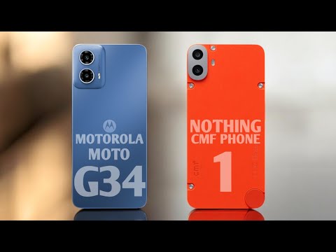 Motorola g34 vs Nothing CMF Phone 1 | cmf phone 1 vs moto g34  | specs and review 🔥