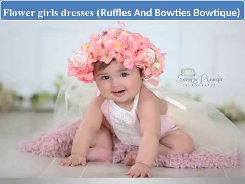 Flower Girl Dresses and Gifts Accessories for babies