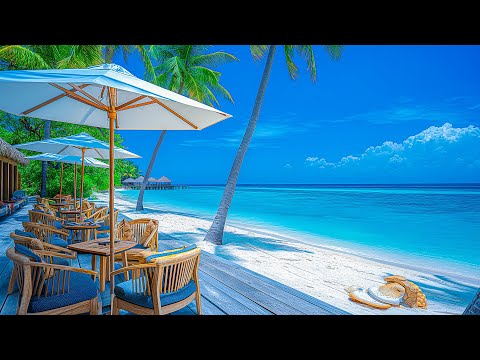 Summer Beach Vibes & Bossa Nova Jazz For Positive Energy - Bossa Nova Jazz Music & Ocean Wave Sounds