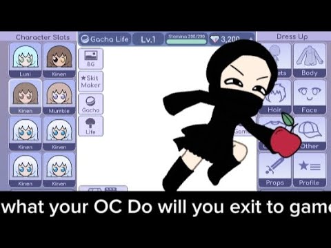 what your OC Do will you exit to game? /meme #gachalife #viral #edit #musicofvoice