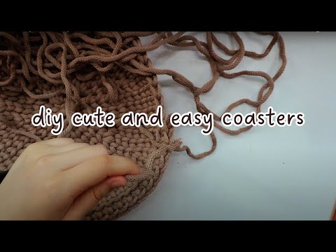 1 Hour Beginner Friendly Crochet Coaster