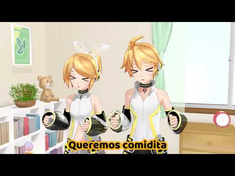 Rin y Len tienen hambre【Talkloid - MMD】