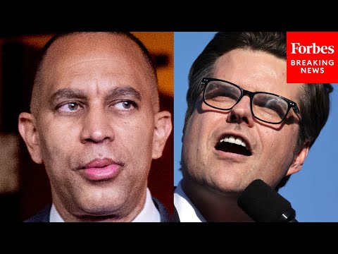 Hakeem Jeffries Asked: Should Senate Get House Ethics Report On Matt Gaetz?