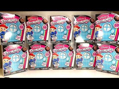 TEN Disney Doorables Pixel Perfect unboxing all of them!