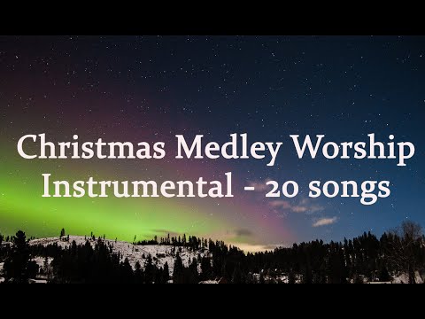 INSTRUMENTAL CHRISTMAS MUSIC MEDLEY 40 minutes with 20 songs Beautiful snow scenes in North Idaho