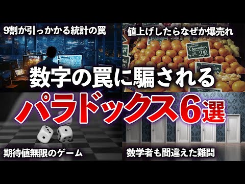 【総集編】誰もが引っかかる数字のパラドックス6選 【ゆっくり解説】