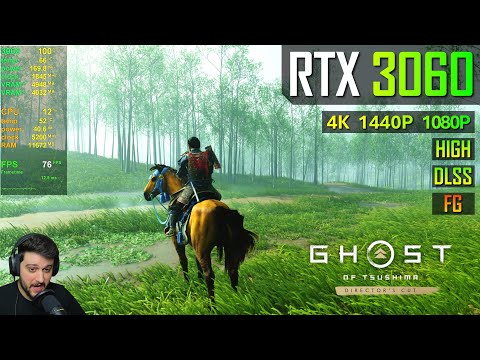 RTX 3060 - Ghost of Tsushima - It Runs Super Well !!