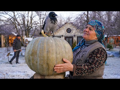 Cooking Gutabs from Giant Honey Pumpkin | Outdoor Cooking