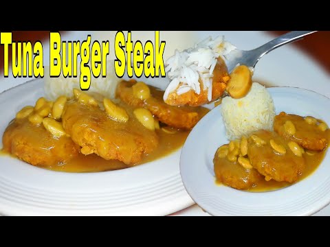 How to cook Tuna Burger Steak ala Jollibee mushroom sauce