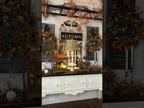 My Fall Focal Point Display #fallinspiration #falldecorating2024 #falldecor