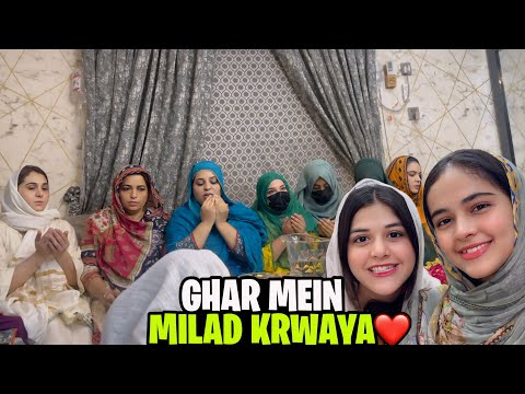 Ghar mein Milad karwaya❤️// sab ne milkar games kheli