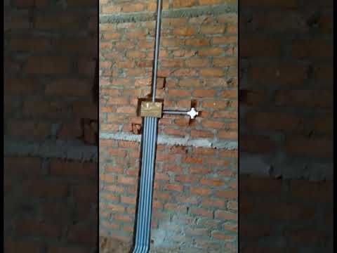 Electrical wall piping#shorts #youtubeshorts#electrical#elactritions#wallpiping