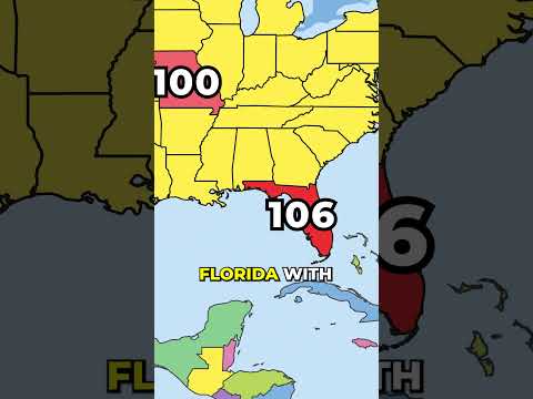 These 5 US States EXECUTED The Most People! #geography #maps #usa