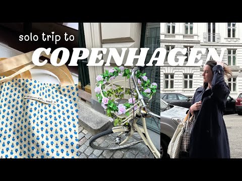 Copenhagen vlog: Trying smørrebrød, shopping on Strøget, spring vibes & thoughts about solo travel