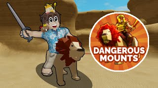 🦁 The new DANGEROUS MOUNTS gamepass UPDATE in the SURVIVAL GAME roblox!