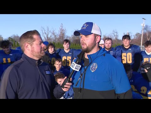 Alex Stewart full interview at East Noble football practice on 11/12/24