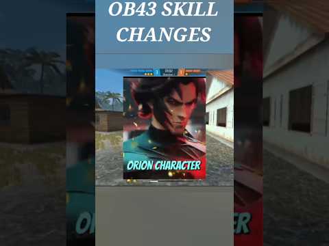 OB43 Skill Changes 😱character Skill changes after OB43 update😍 #freefire #trending #shotrs