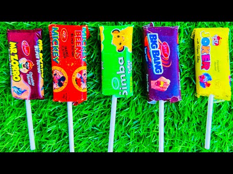 Some popular Candies in the World | New Milk Bottle | mini Cooking | Ice Cream Pop It | Asmr Coca