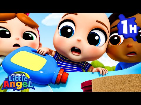 Kids Arts & Crafts At Daycare! | Little Angel | Melody Time: Moonbug Kids Songs