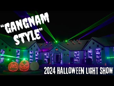 2024 Halloween Light Show Part 4 - PSY "Gangnam Style"