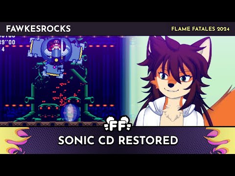 Sonic CD Restored by FawkesRocks in 21:35 - Flame Fatales 2024