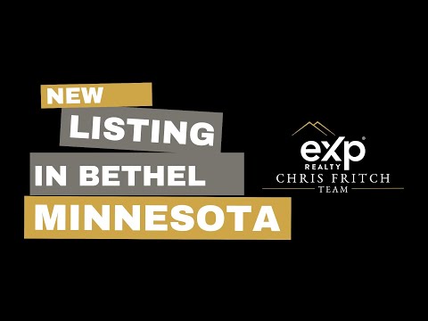 Home for sale in Bethel, Minnesota under $300k!