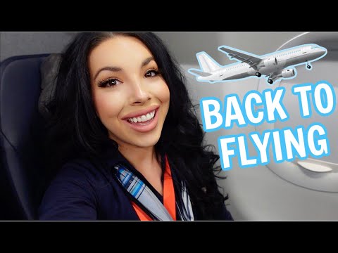 I'M BACK! A Real Day in the Life of a Flight Attendant ✈️🌎