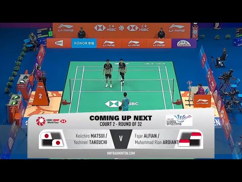 Fajar ALFIAN/Muh Rian ARDIANTO [INA] vs MATSUI/TAKEUCHI [JPN] | MD-R32 | Li-Ning China Masters 2023