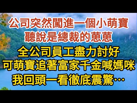 《BB被搶後》第03集：公司突然闖進一個小萌寶，聽說是總裁的葸葸，全公司員工盡力討好，可萌寶追著富家千金喊媽咪，我回頭一看徹底震驚……#婚姻#情感故事#甜寵#故事#小說#霸總