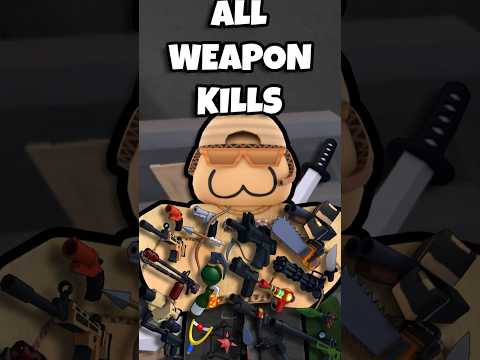 Kill With EVERY Weapon In Under 1 Minute (Roblox Rivals) #roblox