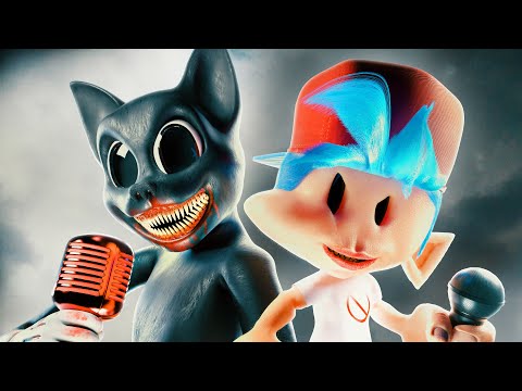 Cursed Boyfriend vs Cartoon Cat: Rap Battle (From Friday Night Funkin')