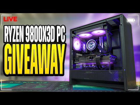 $2,700 Ryzen 7 9800x3D PC Giveaway - !giveaway