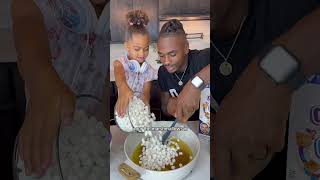 #cooking with #dad is a Love Language🥰 #family #familyvlog #parenting #girldad #yummy #dessert #fyp