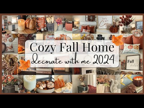 🍂 2024 EARLY FALL DECORATE WITH ME│COZY FALL DECORATING IDEAS│FALL DECOR INSPIRATION│FALL HOME DECOR