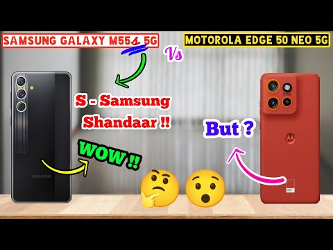 Samsung Galaxy M55s 5G vs Motorola Edge 50 Neo 5G Full Comparison in Hindi