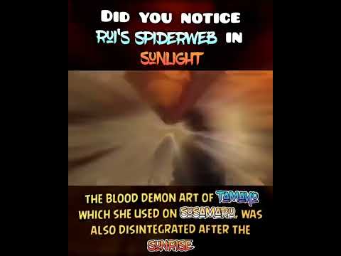 Did you notice the sun has no effect on Rui's (the lower moon 5) blood demon art ...