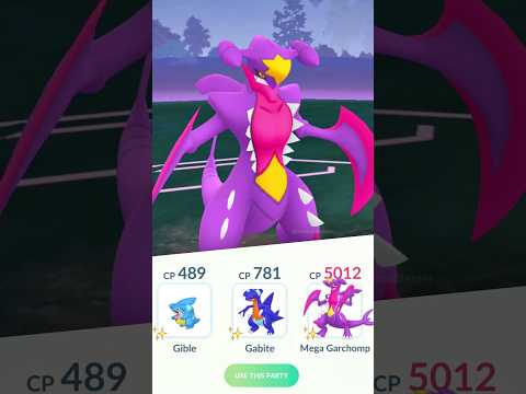 Shiny MEGA GARCHOMP EVOLUTIONARY Line vs Team Rocket Leader ARLO in Pokemon GO.