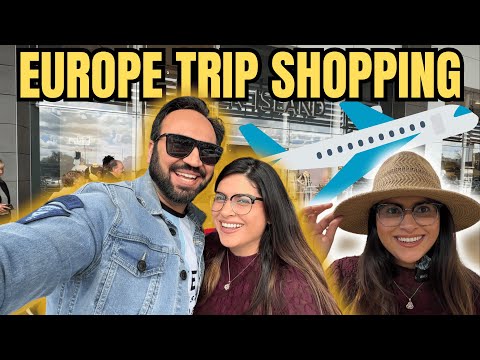 SHOPPING Vlog For Our EUROPE Holidays | Meeting FRIENDS | INDIAN YOUTUBER IN ENGLAND