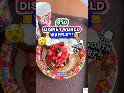 $10 WAFFLES @ Disney World?! 😳🧇 (Sleepy Hollow Magic Kingdom Food Review)