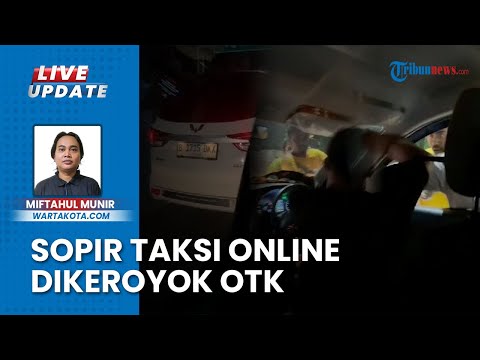 Driver Taksi Online Dikeroyok Pengendara di Tengah Tol Kebon Jeruk Jakbar, Emosi gara-gara Diklakson